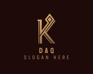 Luxury Elegant Letter K Logo