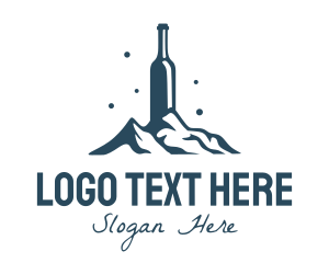 Outdoor - Wine Bottle Summit logo design