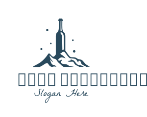 Distiller - Wine Bottle Summit logo design