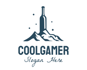 Traveler - Wine Bottle Summit logo design
