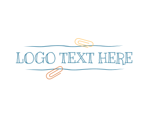 Handwritten Clip Wordmark  Logo