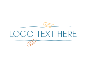 Playful - Handwritten Clip Wordmark logo design