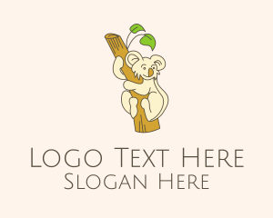 Branch - Nature Branch Koala logo design