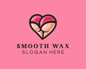 Naughty Heart Lingerie logo design