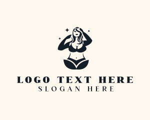 Plus Size - Beauty Lingerie Boutique logo design