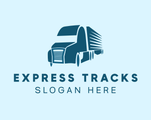 Express Moving Truck logo design