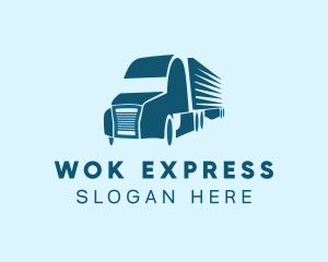 Express Moving Truck logo design