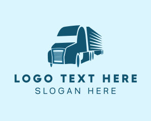 Removal - Express Moving Truck logo design