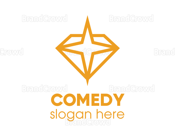 Orange Diamond Star Logo
