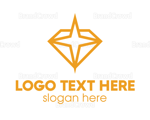 Orange Diamond Star Logo
