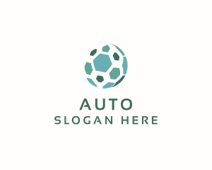 Abstract Business Hexagon Sphere Logo