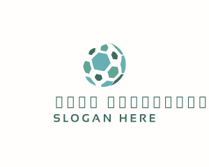 Online - Abstract Business Hexagon Sphere logo design
