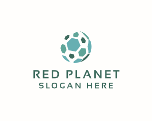 Abstract Business Hexagon Sphere logo design