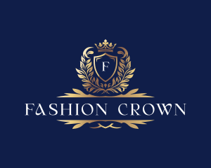 Royal Shield Crown logo design