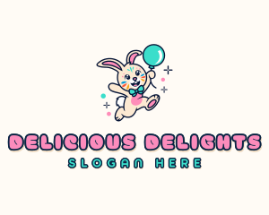 Bunny Balloon Party Logo