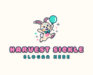 Bunny Balloon Party Logo