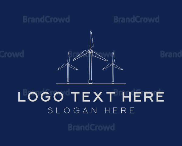 Industrial Windmill Structure Logo