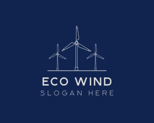 Windmill - Industrial Windmill Structure logo design