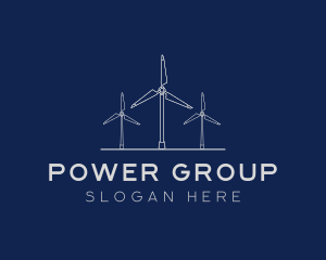 Industrial Windmill Structure logo design