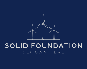 Structure - Industrial Windmill Structure logo design