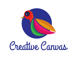 Artistic - Tropical Artistic Bird logo design