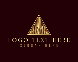 Triangle - Luxury Pyramid Triangle logo design