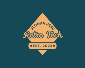 Diamond Retro Business logo design