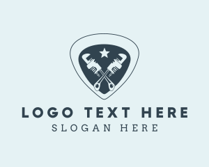 Tools - Plumber Wrench Tools logo design