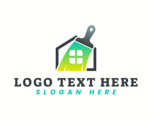 Colorful - Home Improvement Paintbrush logo design