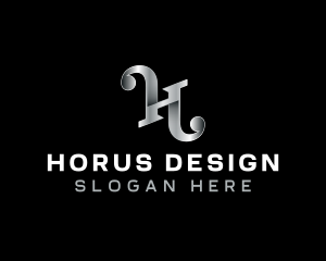 Luxury Vintage Metal Letter H logo design