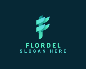 Generic 3D Letter F logo design