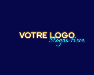 Decoration - Neon Light Decoration logo design