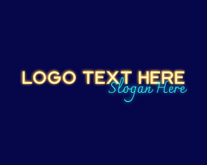 Neon Light Decoration Logo