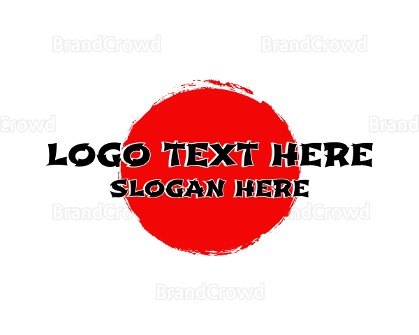 Asian Circle Wordmark Logo