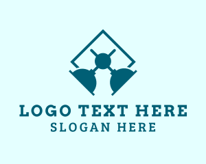 Handyman - Toilet Plunger Plumbing logo design