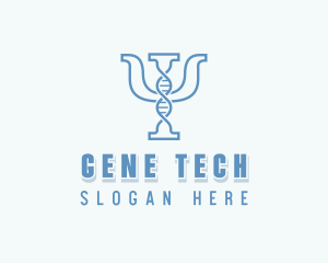Genetics - GNA Genetics Psychology logo design