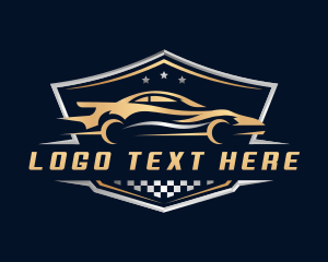 Driving - Automotive Car Racing logo design