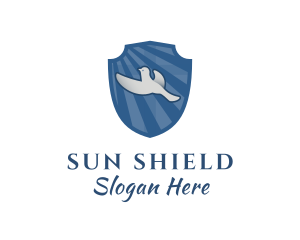 Dove Shield Flight logo design