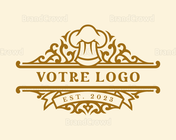 Restaurant Chef Toque Logo