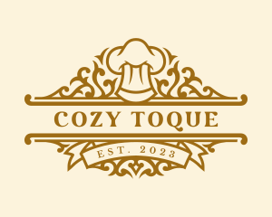 Restaurant Chef Toque logo design