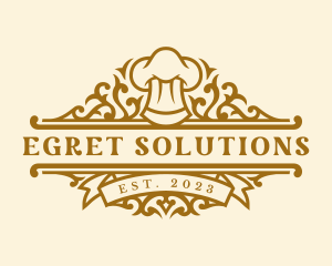 Restaurant Chef Toque logo design