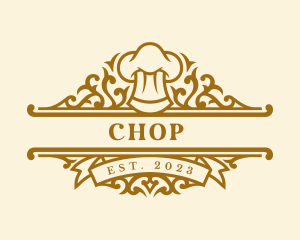 Lunch - Restaurant Chef Toque logo design