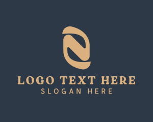 Letter N - Cargo Logistics Mover Letter n logo design