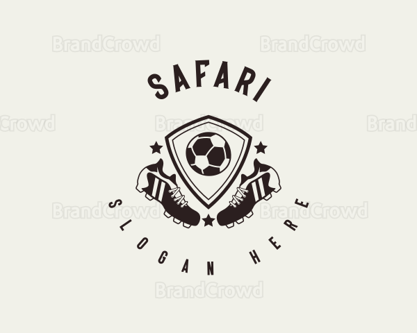 Soccer Ball Shoes Logo