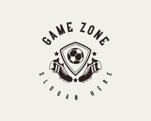 Soccer Ball Shoes logo design