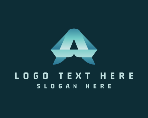 Company - Cyber Network Letter A logo design