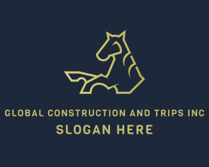 Gold Horse Stable Logo