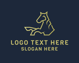 Gold Horse Stable Logo