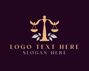 Legal Justice Scale Logo