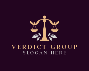 Legal Justice Scale logo design